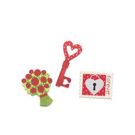 Key to My Heart Magnets - Set of 3