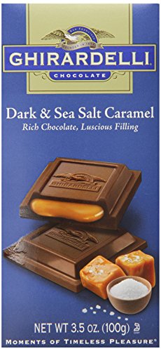 Dark Chocolate and Sea Salt Caramel Bar, 3.5 oz