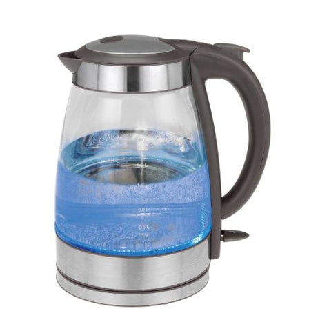 Kalorik Glass Water kettle Grey and Stainless