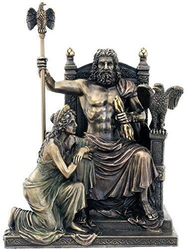 Zeus And Hera At The Throne