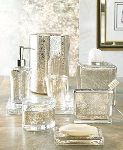 Vizcaya: Lotion Dispenser, Mercury Glass