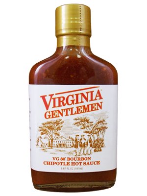 Virginia Gentleman Bourbon Chipotle Hot Sauce 6.67 oz (not in pricelist)