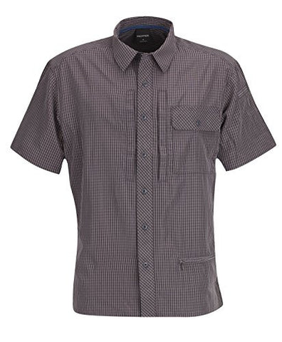 Covert Button Up Large (Charcoal Plaid)