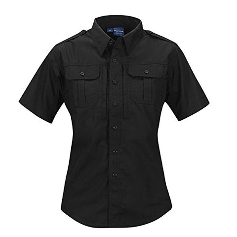 Women's Tactical Shirt - Short Sleeve Small (Black)