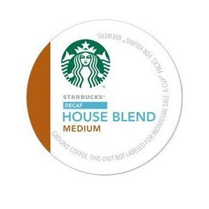 Starbucks, House Blend Decaf, k-cup