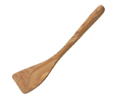 Olive Wood Deluxe Spatula, curved, 11.8"