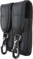 BALLISTIC DOUBLE MAGAZINE CASE W/2 METAL CLIPS (Fits 2-1/4" Belt)- Medium
