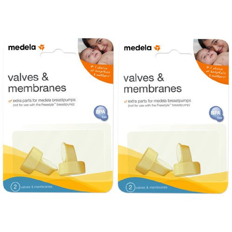 Two (2) Valves and (2) Membranes in retail packaging