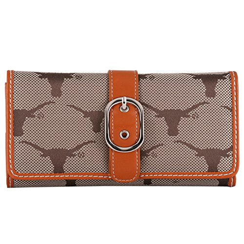 NCAA Texas Longhorns Marlo Signature Wallet, Small