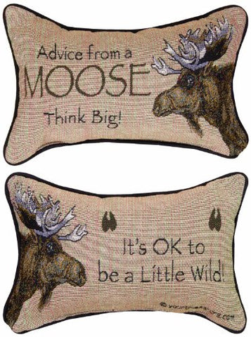 ADVICE FROM A MOOSE -YTN-WORD PILLO