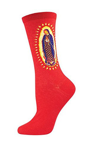 Guadalupe Womens Sock, Red