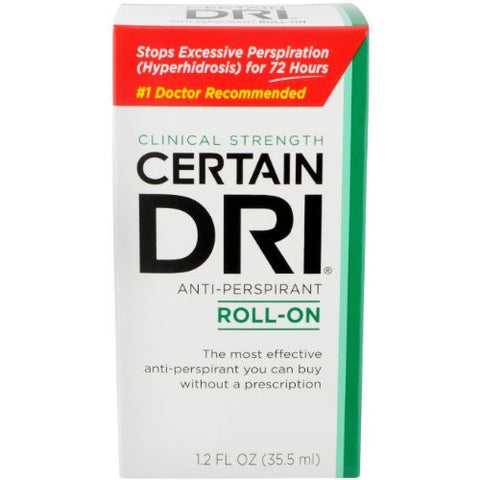 Certain Dri Anti-perspirant Roll-on 1.2 Oz Pack of 3