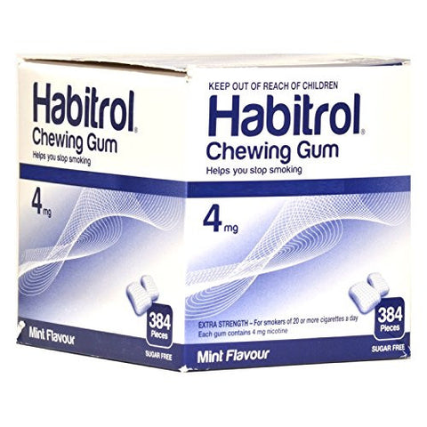 Nicotine Bulk Chewing Gum 4mg, 384 pcs. (Mint Flavor)