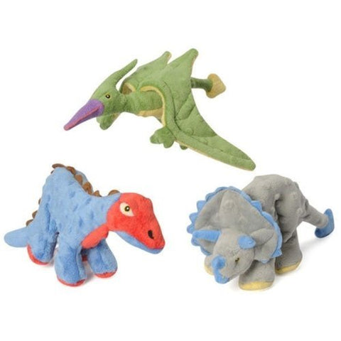goDog Mini Terry Flying Dinosaur Pterodactyl with Chew Guard
goDog Mini Frills Dinosaur Grey Triceratops  with Chew Guard
goDog Mini Spike Plated Dinosaur Stegosaurus with Chew Guard