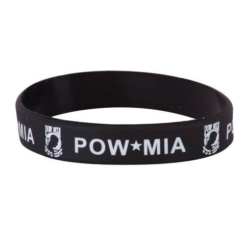 Eagle Crest, Assorted Silicone Wristbands - Pow Mia (One size fits most)