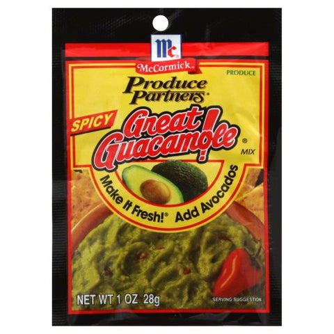 Great Guacamole Seasoning Mix, Spicy 1.0 Oz