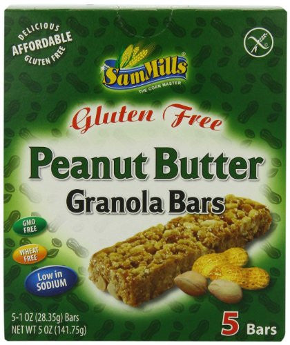 Gluten Free Peanut Butter Granola Bars 5.0 OZ (Pack of 6)