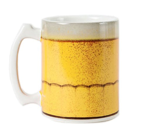 Beer Lovers Coffee Mug, Stoneware, 4.5"