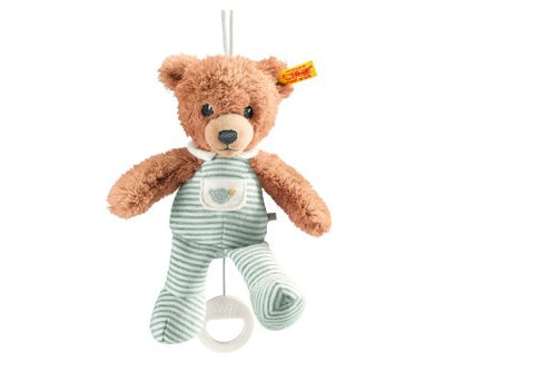 Sleep Well Bear Music Box, Grey, 7.9"