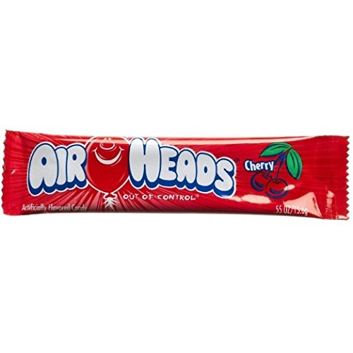 Airheads Candy Bar Cherry Flavor 0.55 oz