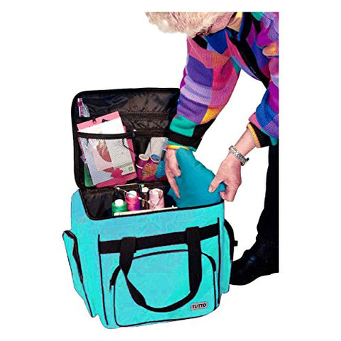Fabric/Accessory Bag - Turquoise