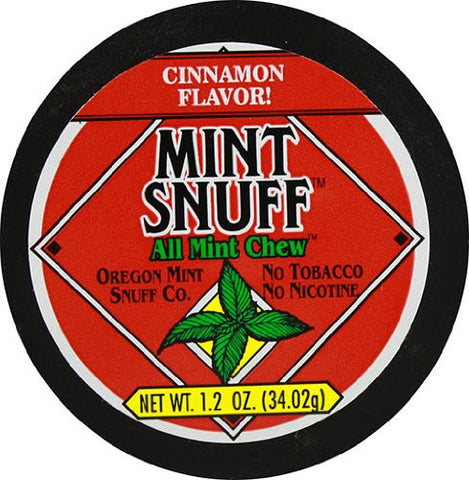 Mint Snuff Chew Can, Cinnamon Chew