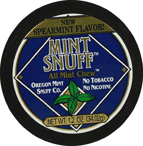 Mint Snuff Chew Can, Spearmint Chew