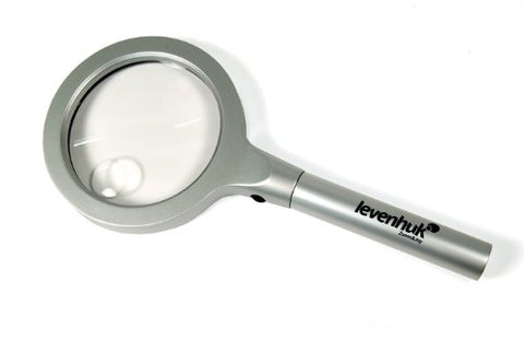 Levenhuk Zeno 600 LED Magnifier, 2.5x, 90 mm, Metal