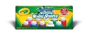 10 ct. Washable Kids' Paint, 2-oz. Bottles, Assorted Colors - NonPeggable
