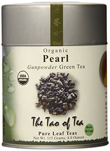 Organic PEARL (GUNPOWDER) Famous Green Tea, 4 oz