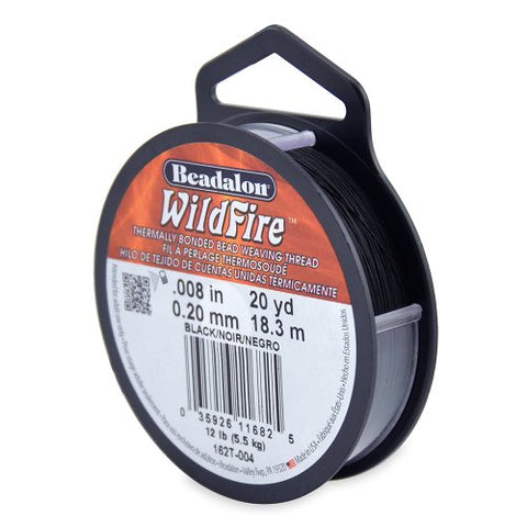 Wildfire, .008 in (.20 mm), Black, 20 yd (18 m)