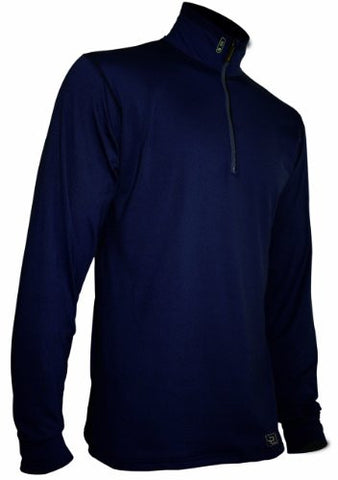 Men's Core 4.0 Zip Mock - Black - Small