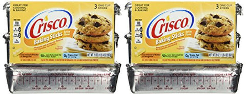 Crisco Shortening, Butter Sticks, 20 oz