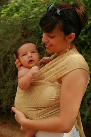 Baby Wrap Carrier - One Size, Golden Sand