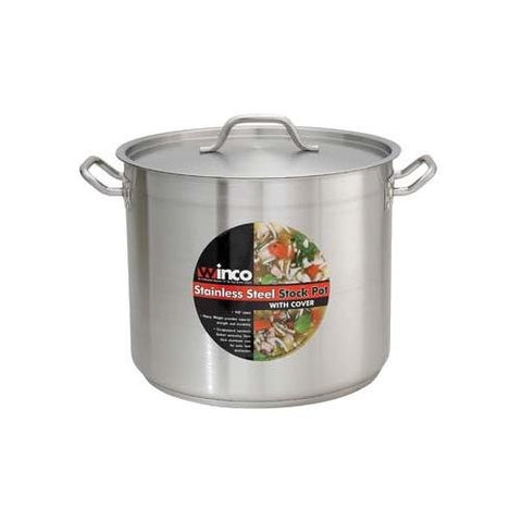 32qt S/S Stock Pot w/Cover