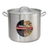 S/S Stock Pot 60 Qt w/ Cover, 17 3/4" x 14 1/8" (Dia x Depth) (not in pricelist)