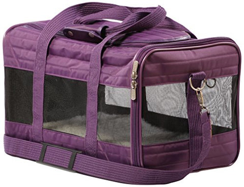 Sherpa Pet Original Deluxe Carrier - Medium, Plum, 17" x 11" x 10.5"