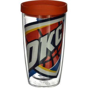 NBA Oklahoma City Thunder Colossal Wrap with Lid 16oz Tumbler