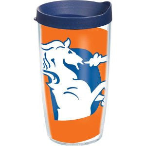 NFL Denver Broncos Colossal Wrap with Lid 16oz Tumbler