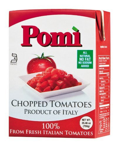 Chopped Tomatoes in Carton, 26 oz