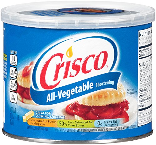 Crisco Shortening, Regular, 16 oz – Capital Books and Wellness