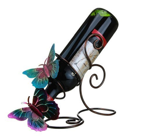 Butterfly- Decorative Wine Bottle Holder - Caddy - Display - 8" X 11" (not in pricelist)