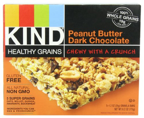 Kind Granola Bar, Peanut Butter Dark Chocolate 1.2 oz, 5 count