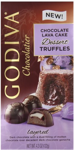 Godiva-Bag-Dessert Truffl Choco Lava-4.3oz