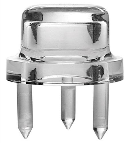 1.75 Inch Acrylic Button-Style Three-Pronged Cheese Clincher/Holder