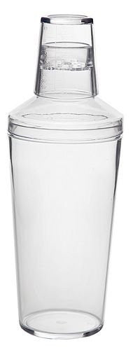 Plastic Cocktail Shaker Set, 3 Piece