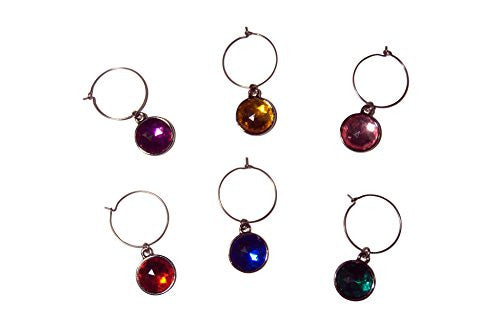 Wine Gem Charms (6 Piece Set)