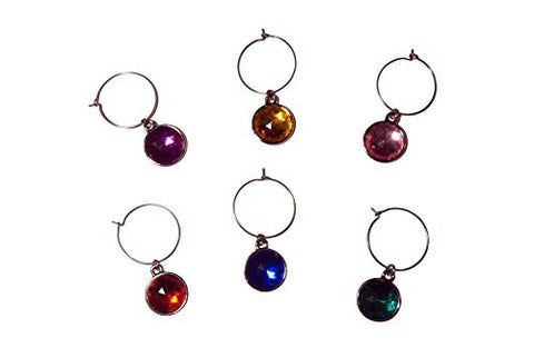 Wine Gem Charms (6 Piece Set)