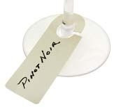 Wine Flight Stemware Tags, Set of 100