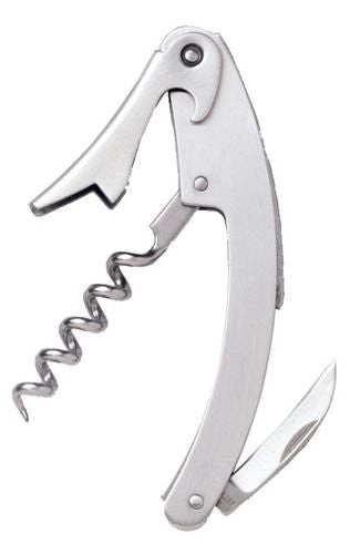 Curved Stainless Steel Corkscrew